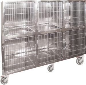 Veterinary Inpatient Cage 6 Places for Cats | Lory Veterinary Projects