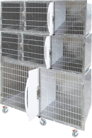 Veterinary Inpatient Cage 8 Places | Lory Veterinary Projects