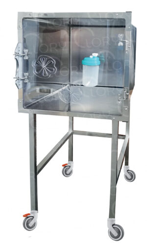 Veterinary Inpatient Cage 1 Place with Oxygen Therapy Lory Veterinary Projects
