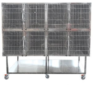 Veterinary Inpatient Cage 8 Places for Small Animals Lory Veterinary Projects