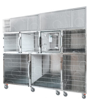 Veterinary Inpatient Cage 7 Places | Lory Veterinary Projects