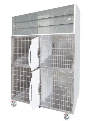 Veterinary Hospital Cage 7 Places Stainless Steel Lory Veterinary Projects
