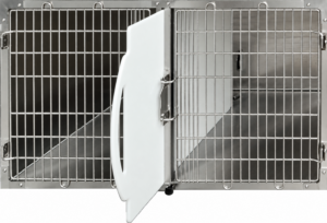 Modular Inpatient Cage 2 Places for Veterinary Clinics Lory Veterinary Projects
