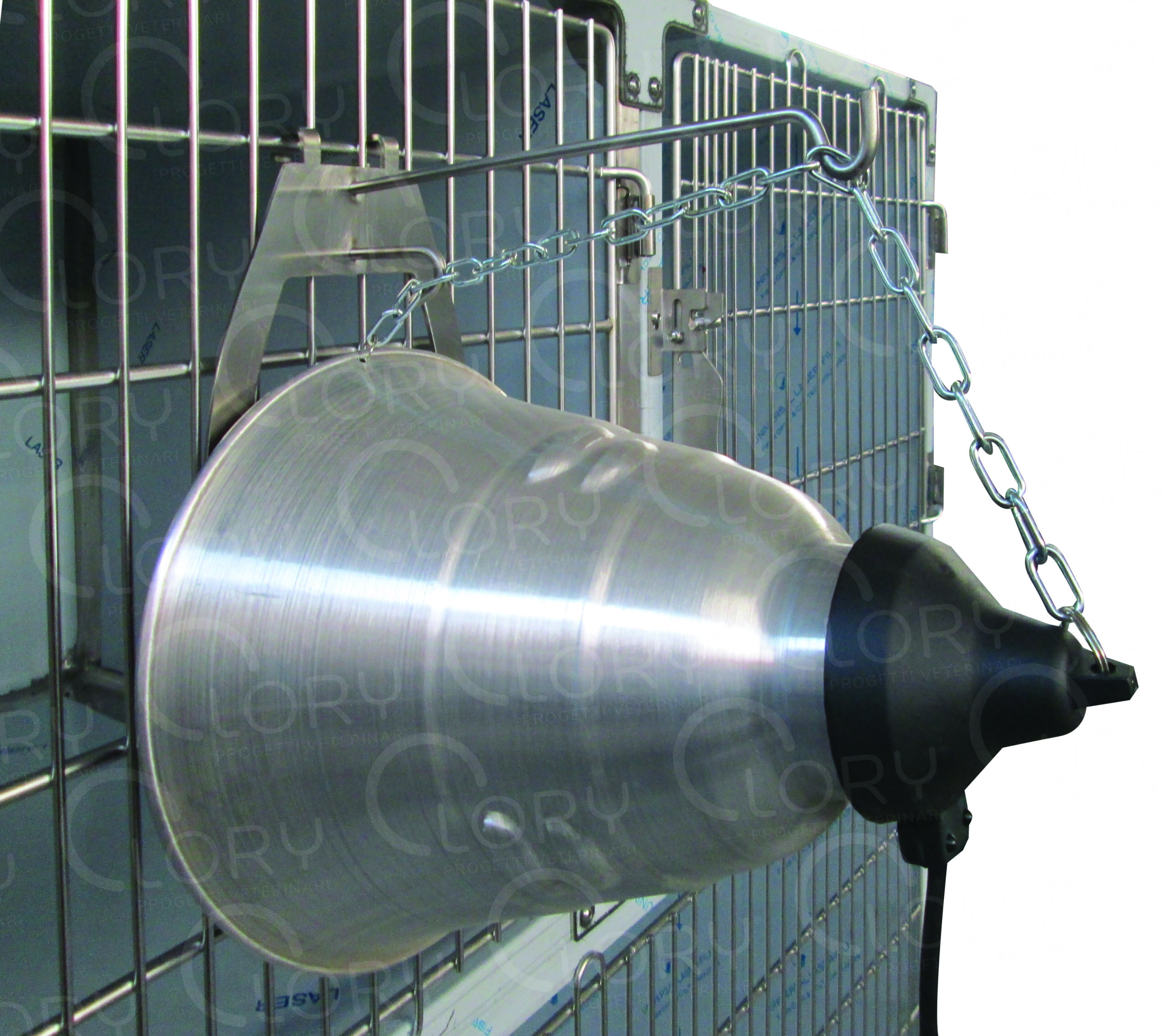 Supporto Porta Lampada Veterinario in Acciaio Inox AISI 304 | Lory Progetti Veterinari
