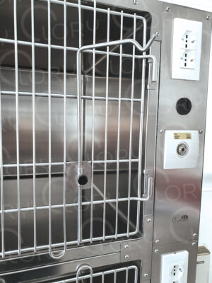 Supporto Porta Flebo Veterinario in Acciaio Inox AISI 304 | Lory Progetti Veterinari