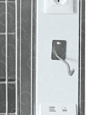 Porta Flebo per Gabbie Veterinarie SDEGA in Acciaio Inox | Lory Progetti Veterinari