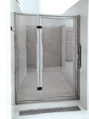 Box Veterinario Acciaio Inox con Porta | Su Misura | Lory Progetti Veterinari