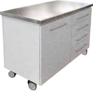 OSLO Veterinary Examination Table on Wheels | Lory Progetti Veterinari