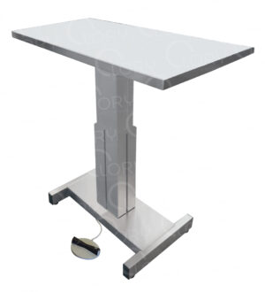 1-movement electric veterinary examination table made of AISI 304 stainless steel mod. Baby