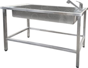 Vasca Veterinaria Mod. Pervinca | Compatta in Acciaio Inox | Lory Progetti Veterinari