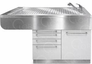 Vasca Veterinaria ARNICA in Acciaio Inox AISI 304 | Lory Progetti Veterinari
