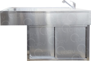 Dynasty AISI 304 Stainless Steel Veterinary Sink | Lory Progetti Veterinari