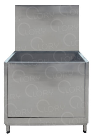 METAL TUB 90x90 cm Stainless Steel Veterinary Tub | Lory Progetti Veterinari