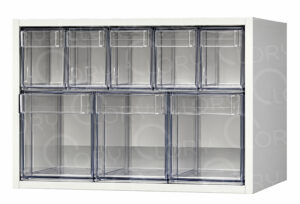 Multifunctional Cabinet with 8 Compartments | Veterinary Furniture | Lory Progetti Veterinari