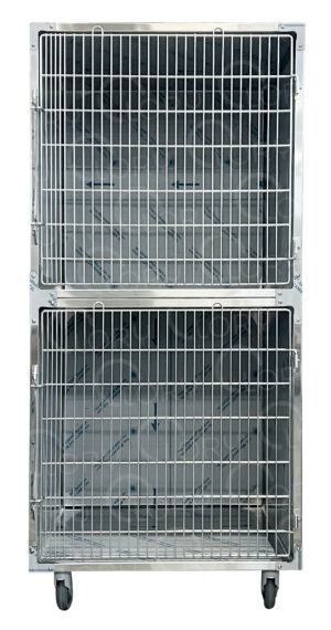 Intensive or Infectious Cage 2 Places for Veterinary Clinics Lory Veterinary Projects