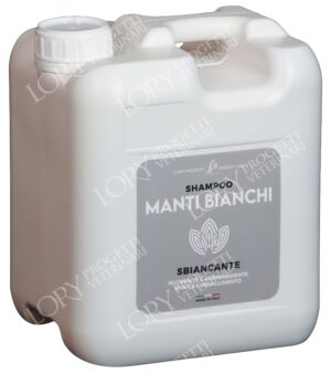 Shampoo manti bianchi tanica da 5 lt.