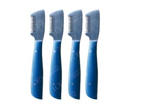 Set 4 coltelli con manici in plastica