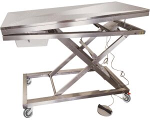 Tavolo mod. Medical Inox Operatory su ruote