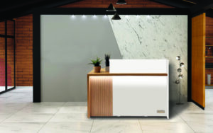 Reception modulare dotata di illuminazione LED