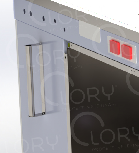 Pump Holder for Veterinary Intensive Care Cradle | Lory Progetti Veterinari