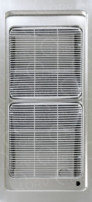AISI 304 stainless steel cover grate for a veterinary tub