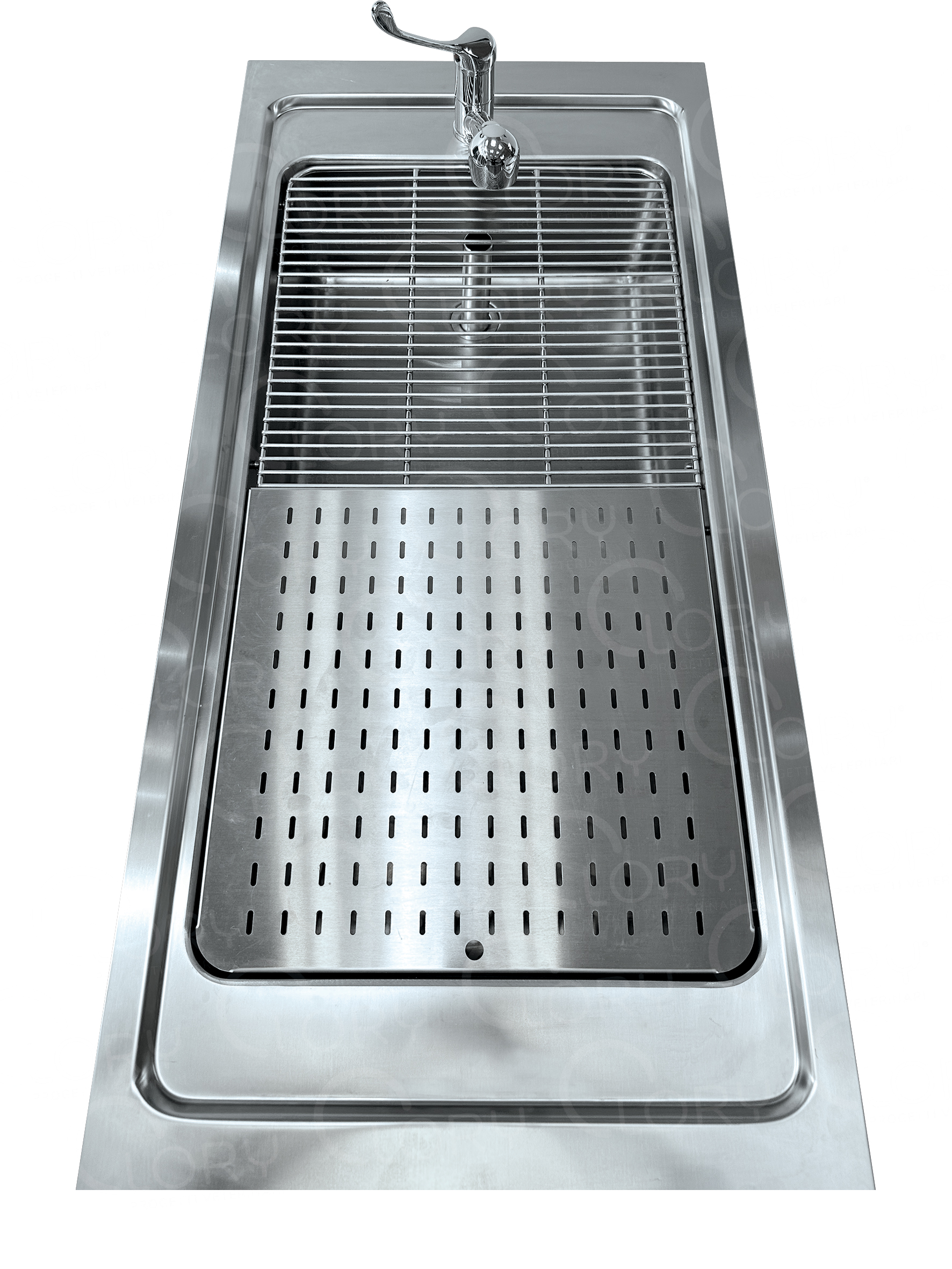 Grigliato inox per vasca veterinaria 140 cm | Lory Progetti Veterinari