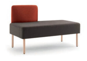 Divano 2 posti con schienale