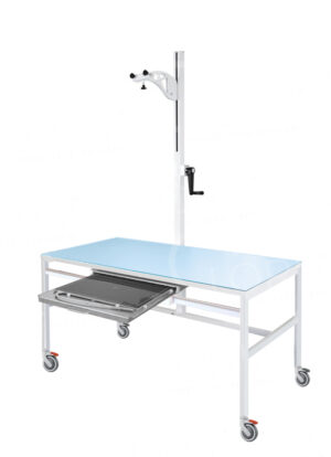 Tavolo radiografico veterinario OXFORD con cassetto mobile integrato