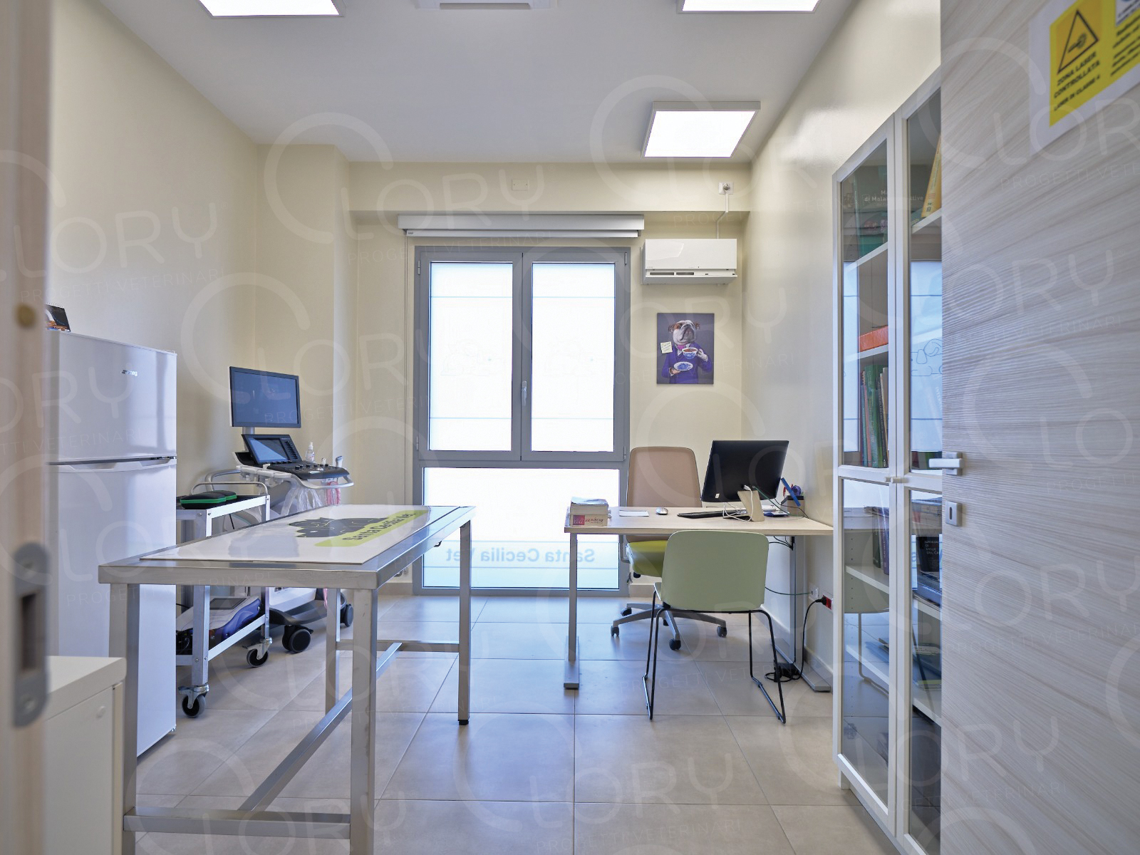 Tavolo da visita veterinario modello Planner Maxi smontato in acciaio inox AISI 304 - immagine 5