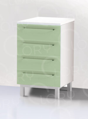 4-drawer cabinet on feet