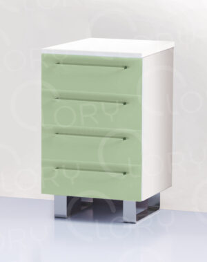 4-drawer cabinet on sled