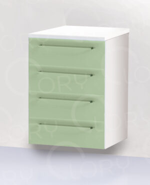 4-drawer hanging cabinet