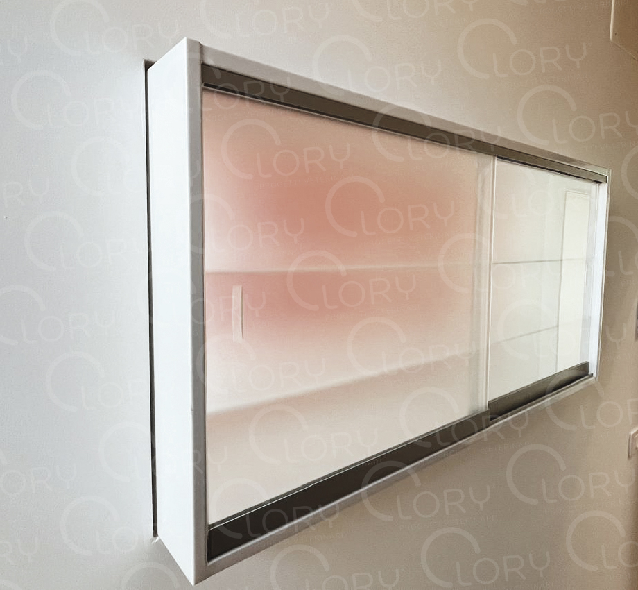 Double-sided opening wall unit