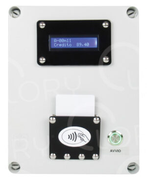 Activation system with rechargeable card and tiered credit