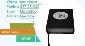RFID card programmer + cloud-based customer management system