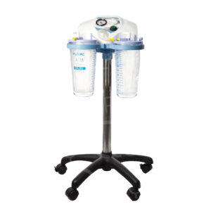 Surgical aspirator on stand