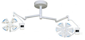 Double operating lamp 160,000+160,000 lux