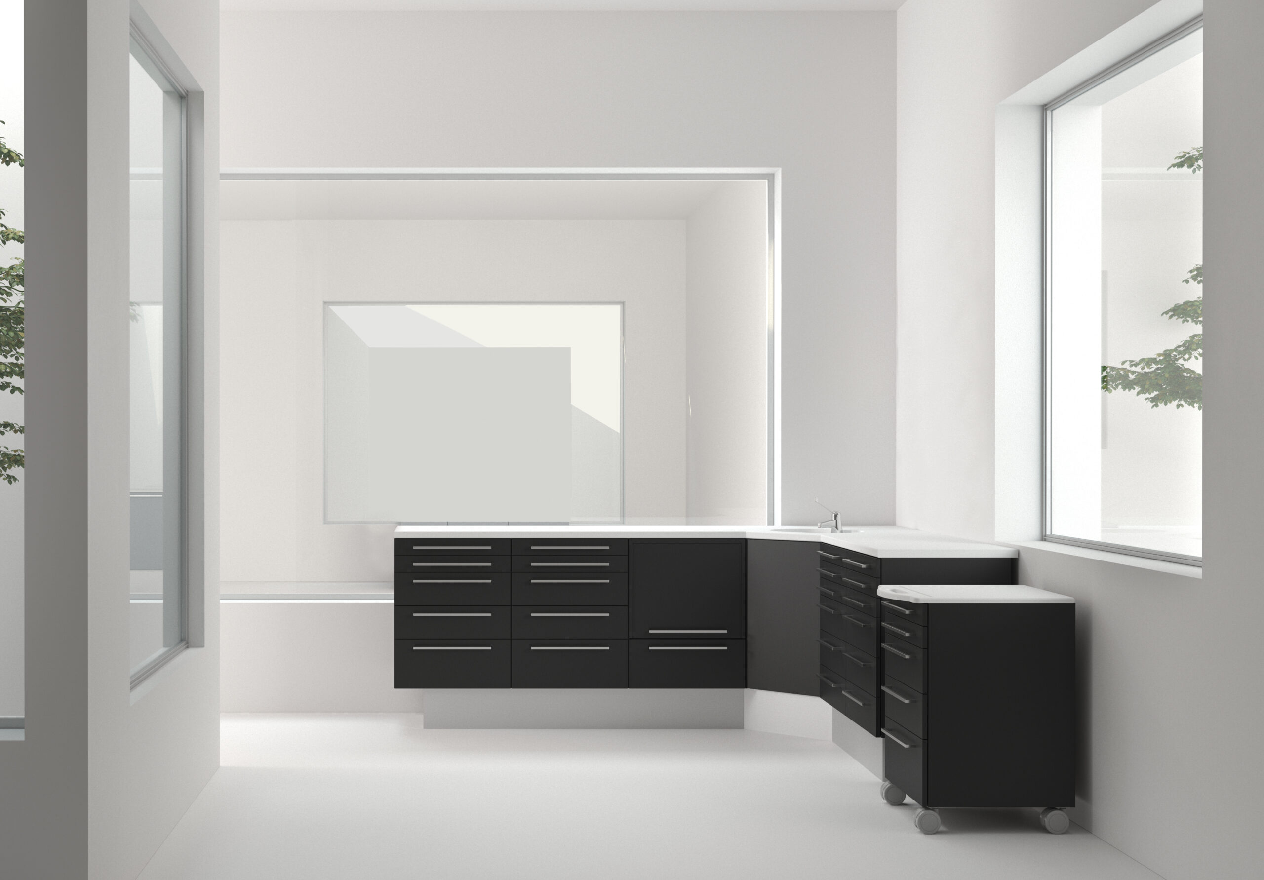 Compositions, furniture and settings for grooming facilities