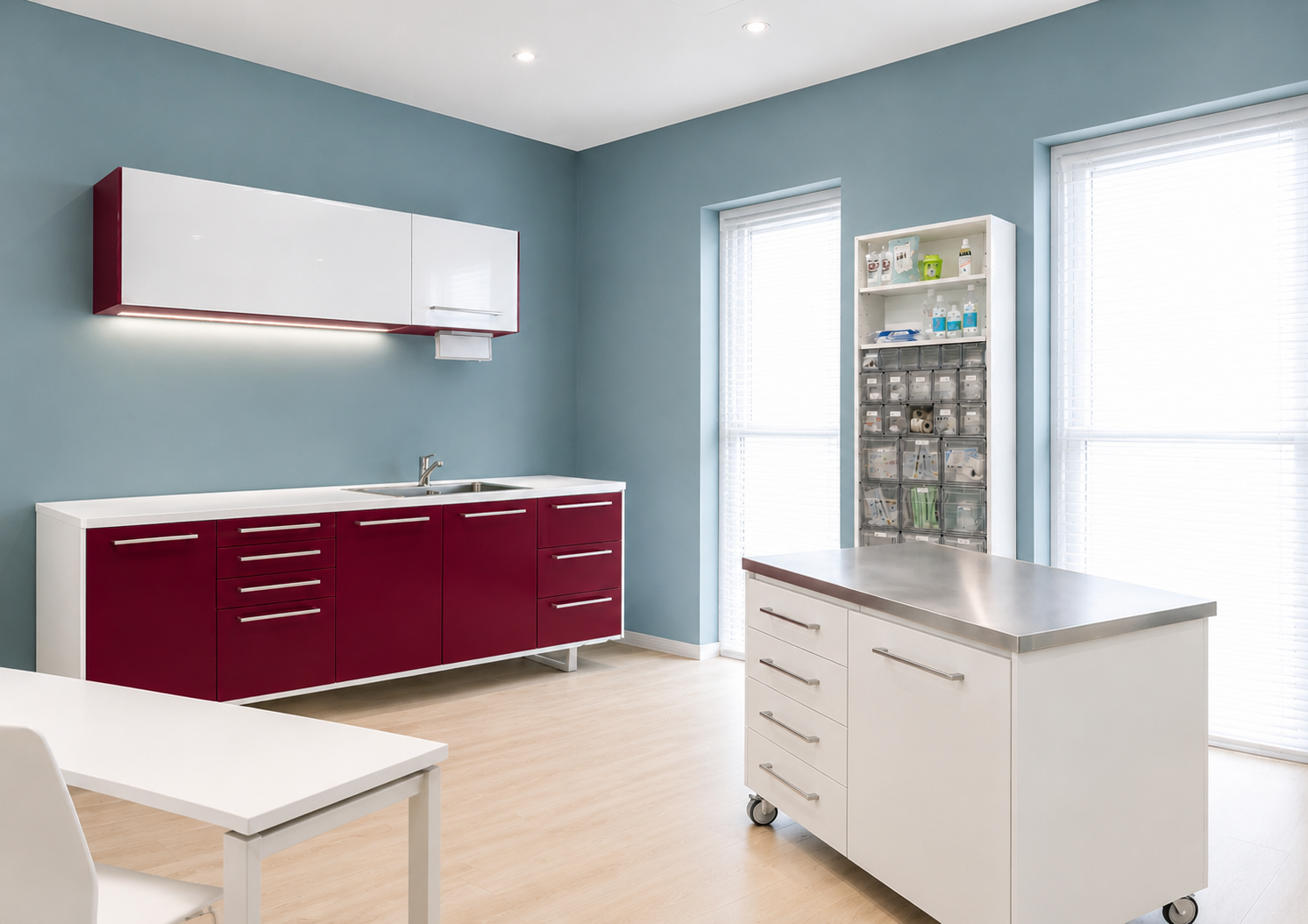 Professional furniture for outpatient clinics