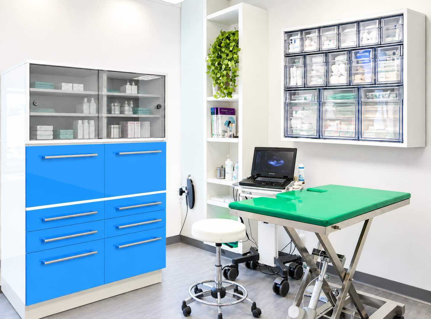 Operating room cabinets