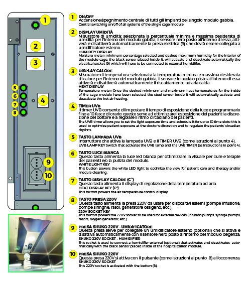 Gabbia per animali esotici 4 posti in acciaio inox - Prede e predatori - immagine 6