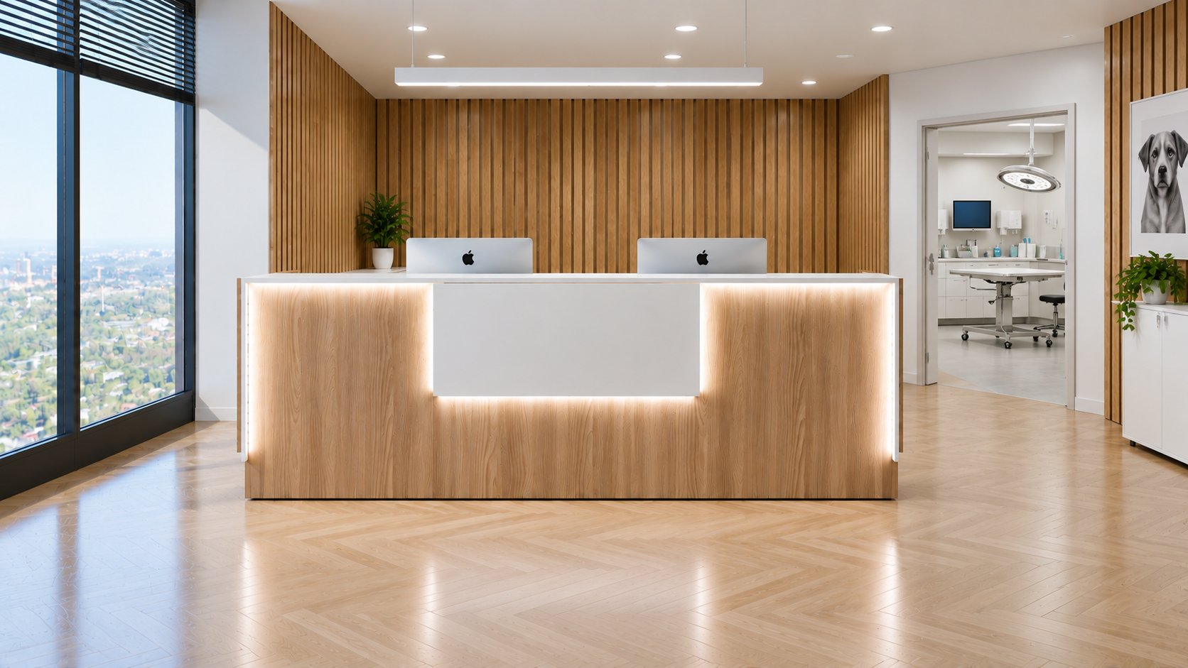 Reception and meeting tables