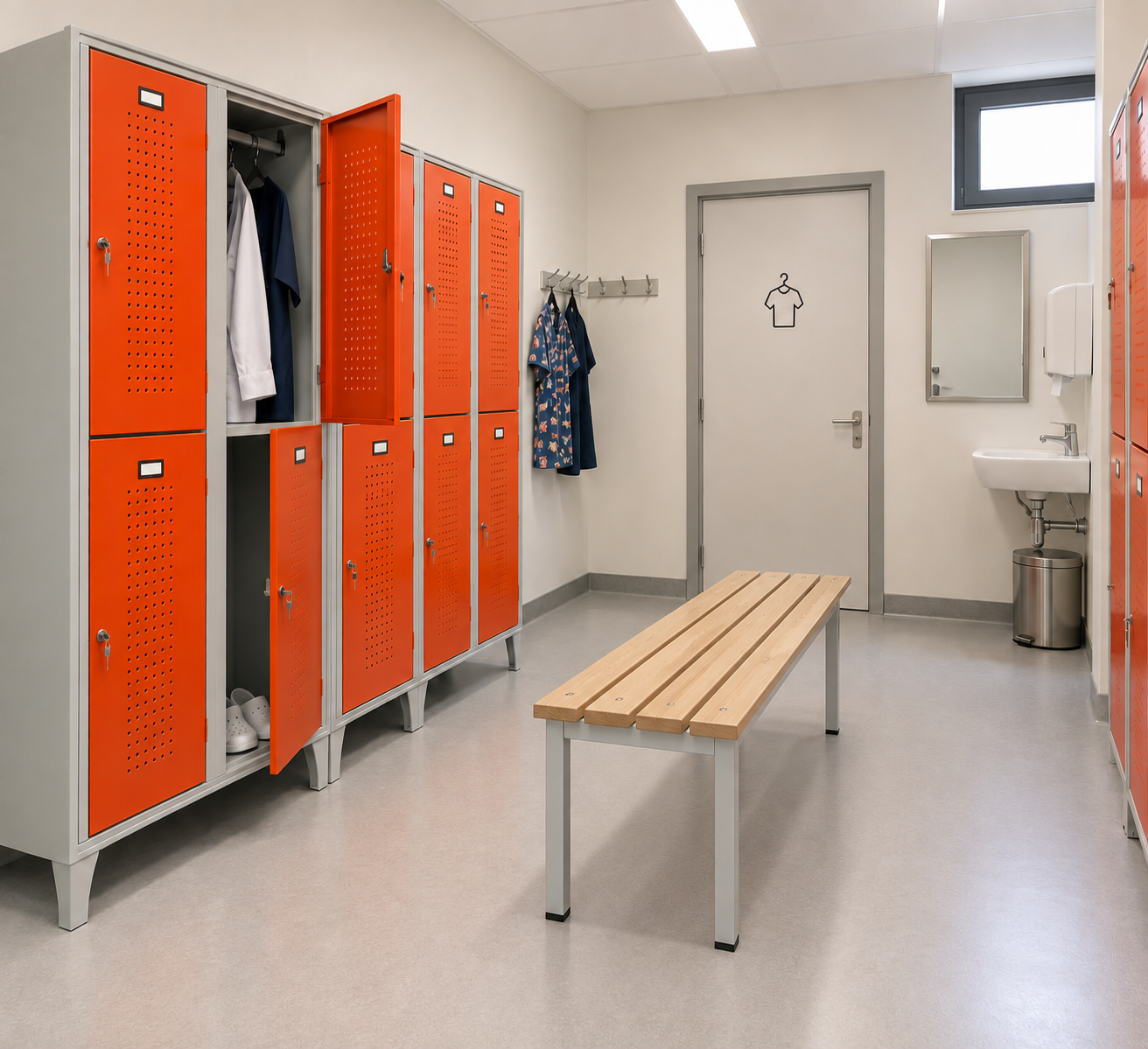 Dressing room cabinets