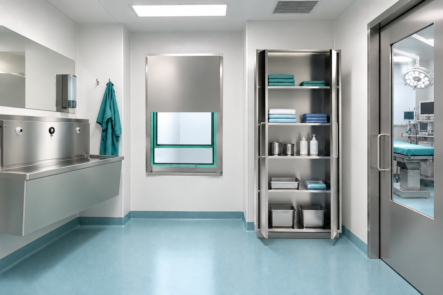 Operating room filter zone